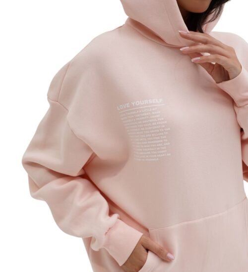 Love yourself hoodie set